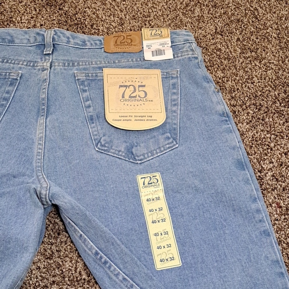 725 Originals Jeans Loose Fit Straight Leg Men's Size 38x32 NEW